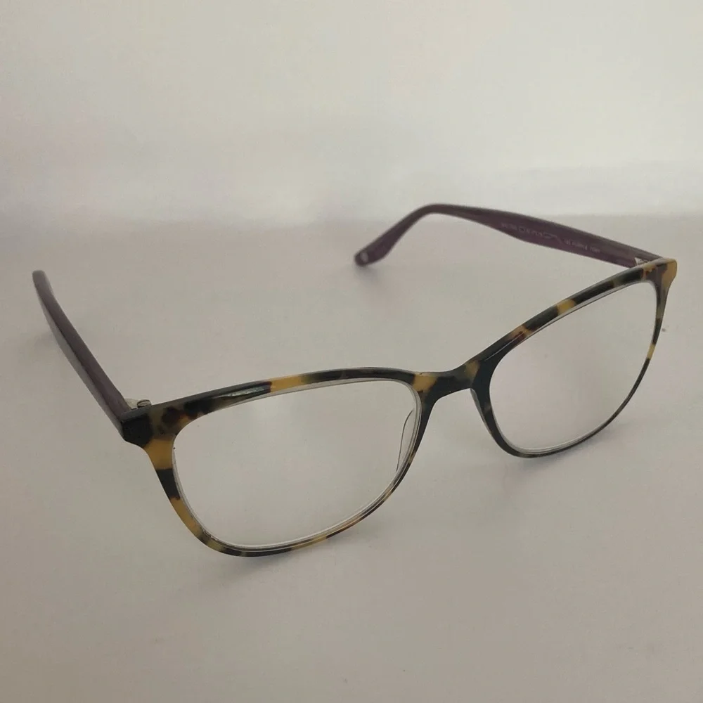 NW 77TH 1043 52-18-140 Tortoise Shell and Purple Women's Glasses FRAME ONLY